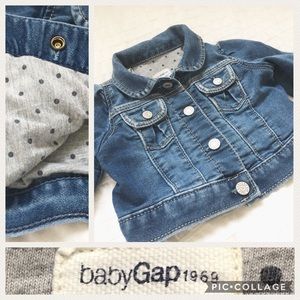 EUC Cotton-Lined Denim Jacket by Baby Gap